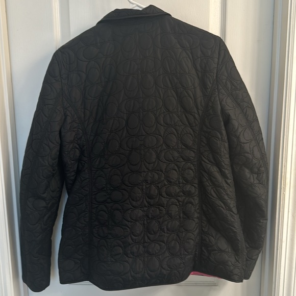 COACH Signature Quilted Hocking Jacket - Picture 2 of 7